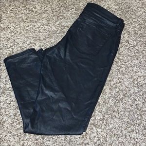 Black Banana Republic Leather Pants